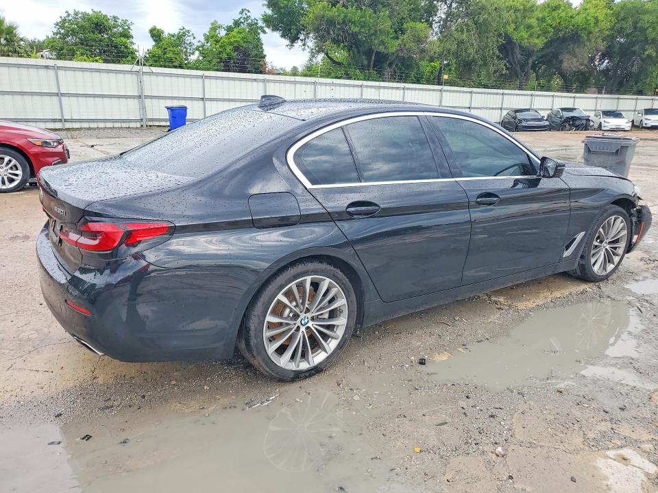 2021 BMW 5er VIN WBA53BH07MCF26420 COPART salvage auction — FRONT END, Id - Salvage Certificate Of Title, sold $11,800 on 2026-08-04 (photo 3)