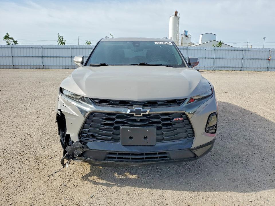 2021 Chevrolet Blazer VIN 3GNKBKRS2MS529846 COPART salvage auction — HAIL, Id - Salvage Certificate Of Title, sold $4,600 on 2026-07-29 (photo 5)