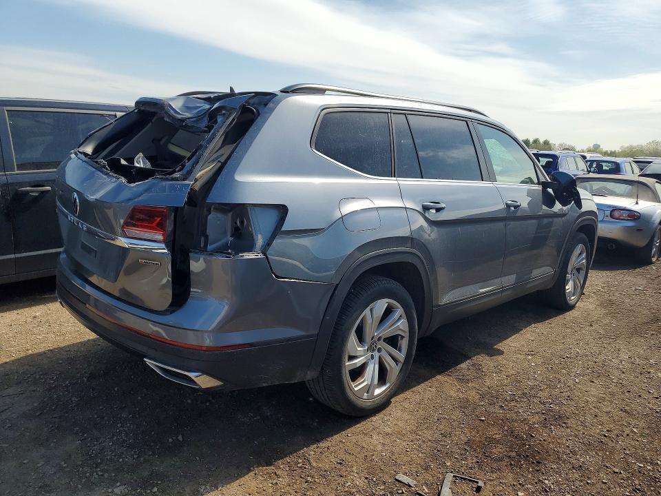 2021 Volkswagen VIN 1V2HP2CA5MC543863 COPART salvage auction — ROOF, Il - Salvage Certificate, sold $4,450 on 2026-07-09 (photo 3)