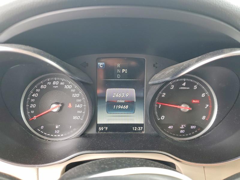 2017 Mercedes-benz Glc VIN WDC0G4KB3HF152889 COPART salvage auction — FRONT END, In - Cert Of Title-Salvage Title, sold $8,100 on 2026-07-07 (photo 9)