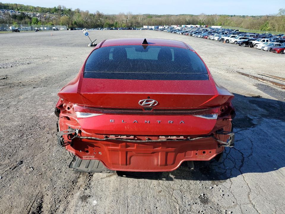 2022 Hyundai Elantra VIN 5NPLS4AG9NH080693 COPART salvage auction — FRONT END, Md - Cert Of Salvage > 75% Damage, sold $3,000 on 2026-07-24 (photo 6)