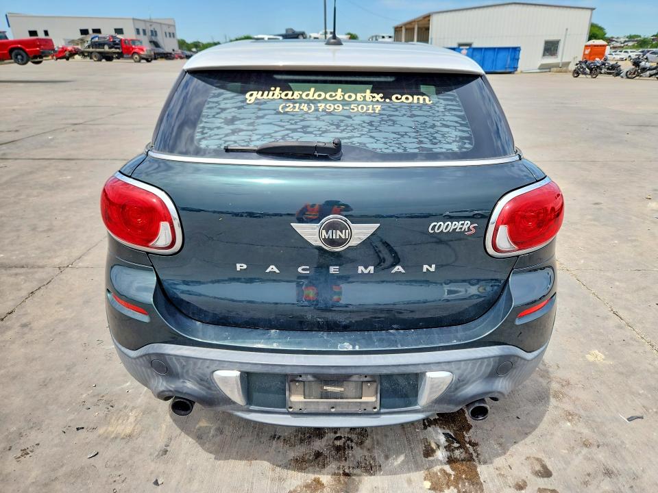 2013 Mini VIN WMWSS5C50DWN66621 COPART salvage auction — FRONT END, Tx - Salvage Vehicle Title, sold $1,100 on 2026-07-27 (photo 6)
