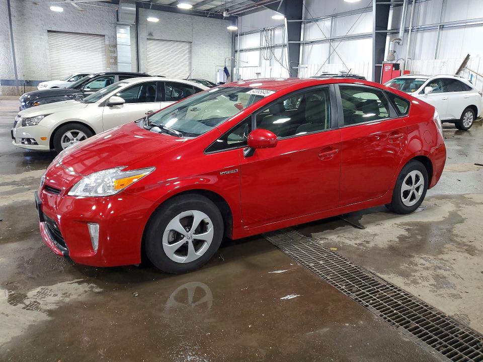 2012 Toyota Prius VIN JTDKN3DU3C1575586 COPART salvage auction — FRONT END, Mn - Cert Of Title-Salvage, sold $4,150 on 2026-07-14 (photo 1)