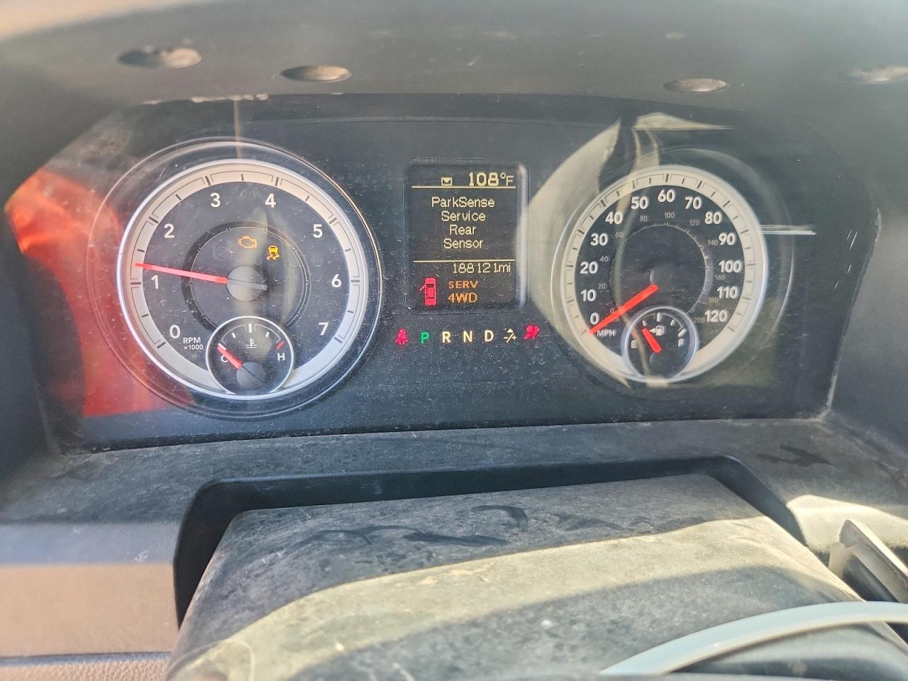 2014 Ram 3500 VIN 3C63RRGJ6EG255820 COPART salvage auction — Front End, TX - CERTIFICATE OF TITLE (P), sold $3,800 on 2026-07-03 (photo 9)