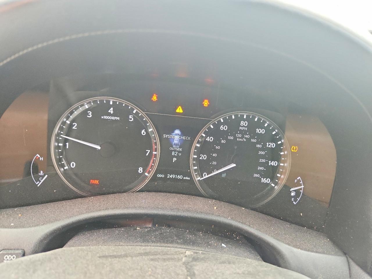2014 Lexus GS 350 VIN JTHCE1BLXE5023726 COPART salvage auction — Side, MO - SALVAGE CERTIFICATE OF TITLE, sold $1,400 on 2026-07-09 (photo 9)