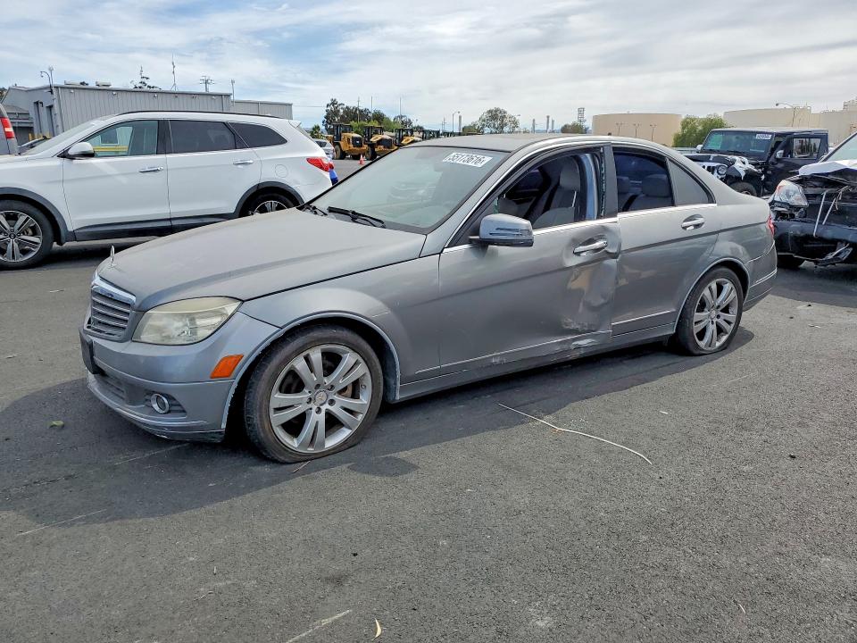 2010 Mercedes-benz C-klasse VIN WDDGF5EB2AF436163 COPART salvage auction — SIDE, Ca - Salvage Certificate, sold $375 on 2026-08-10 (photo 1)