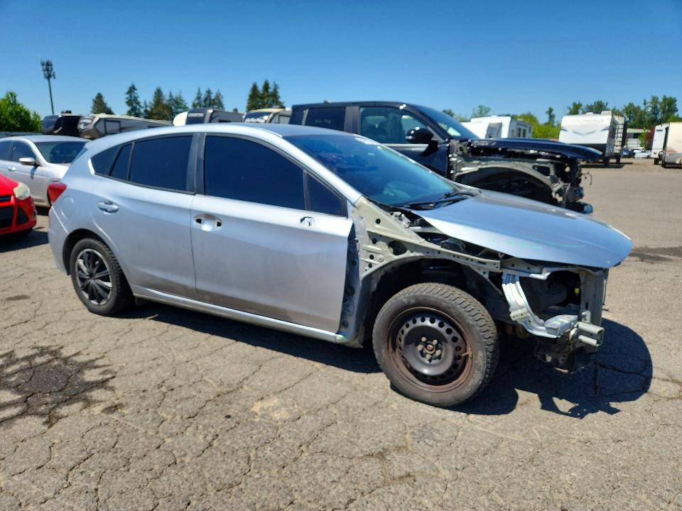 2019 Subaru Impreza VIN 4S3GTAB66K3730073 COPART salvage auction — FRONT END, Or - Salvage Title Certificate, sold $2,100 on 2026-07-27 (photo 4)