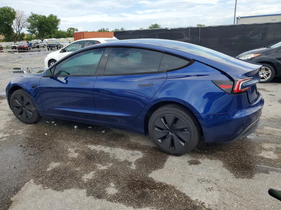 2025 Tesla Model 3 VIN 5YJ3E1EA8SF951735 COPART salvage auction — REAR END, Fl - Cert Of Title Slvg Rebuildable, sold $8,100 on 2026-07-28 (photo 2)