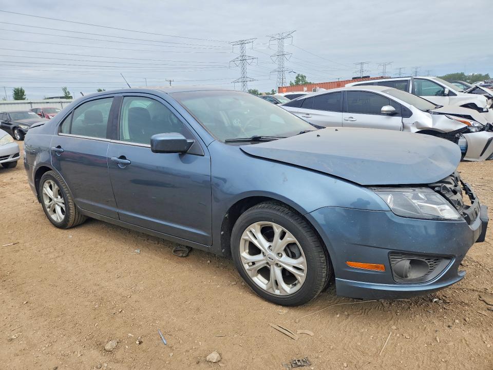 2012 Ford Fusion VIN 3FAHP0HAXCR317127 COPART salvage auction — FRONT END, Il - Salvage Certificate, sold $1,450 on 2026-07-02 (photo 4)