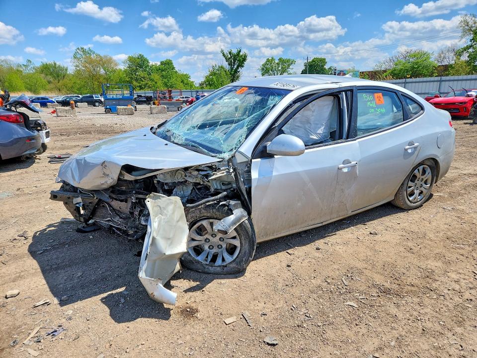 2009 Hyundai Elantra VIN KMHDU46DX9U767525 COPART salvage auction — FRONT END, Il - Salvage Certificate, sold $225 on 2026-07-08 (photo 1)