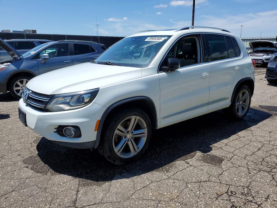 2017 Volkswagen Tiguan VIN WVGUV7AX6HW507206 COPART salvage auction — WATER/FLOOD, Mi - Cert Of Title-Flood Vehicle, sold $1,700 on 2026-08-03 (photo 1)
