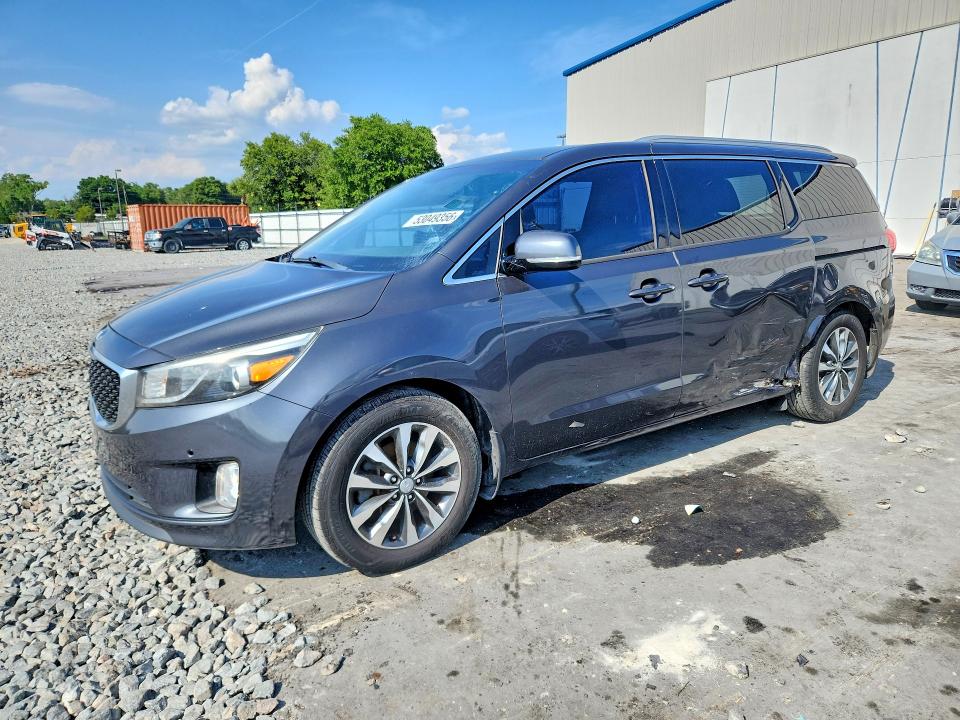 2017 Kia SEDONA VIN KNDMC5C15H6325794 COPART salvage auction — SIDE, Fl - Cert Of Title Slvg Rebuildable, sold $1,200 on 2026-07-15 (photo 1)