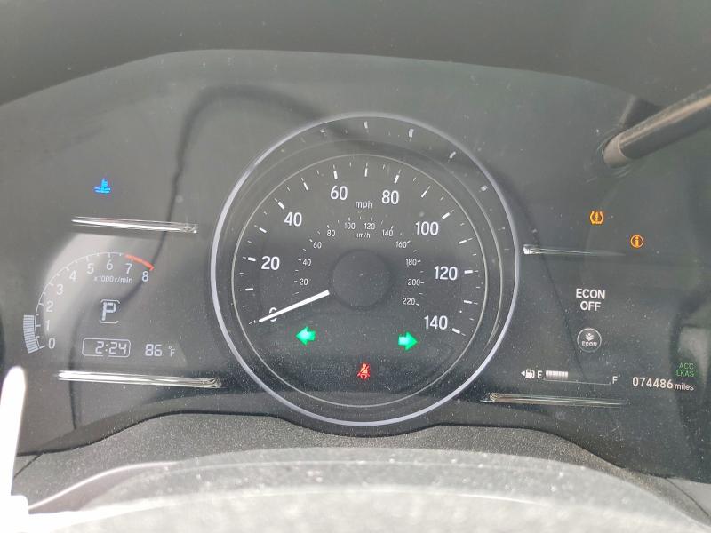 2022 Honda VIN 3CZRU6H56NM764349 COPART salvage auction — FRONT END, Tx - Salvage Vehicle Title, sold $100 on 2026-07-09 (photo 9)