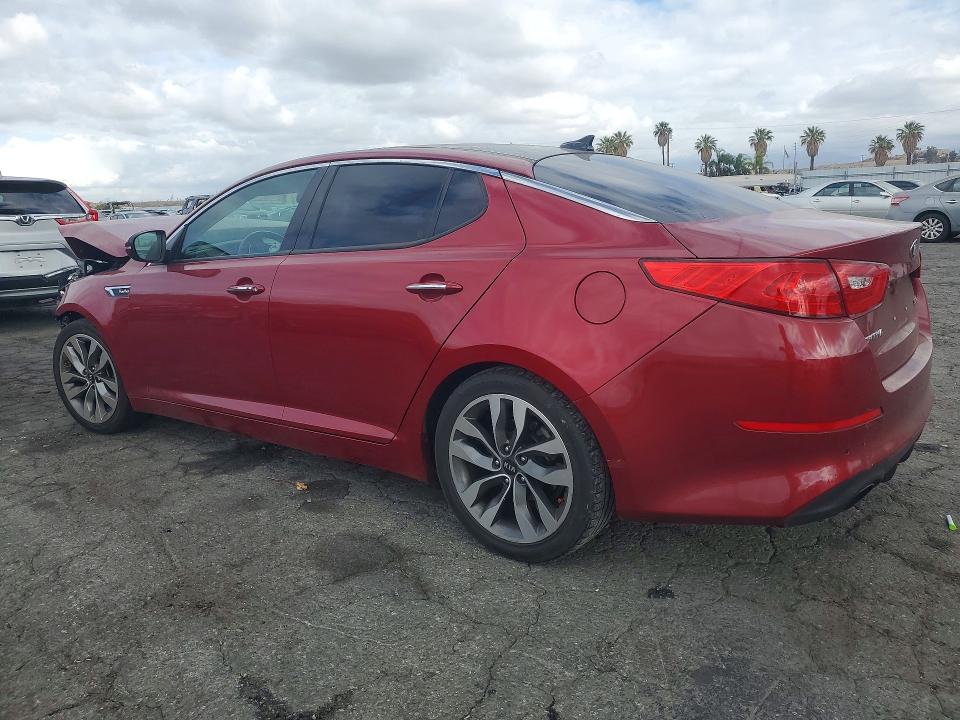 2015 Kia Optima VIN 5XXGR4A69FG495000 COPART salvage auction — FRONT END, Ca - Salvage Certificate, sold $125 on 2026-07-13 (photo 2)
