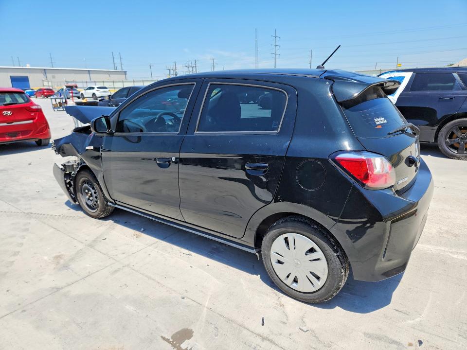 2022 Mitsubishi Mirage VIN ML32AUHJXNH009570 COPART salvage auction — FRONT END, Tx - Salvage Vehicle Title, sold $1,200 on 2026-07-10 (photo 2)