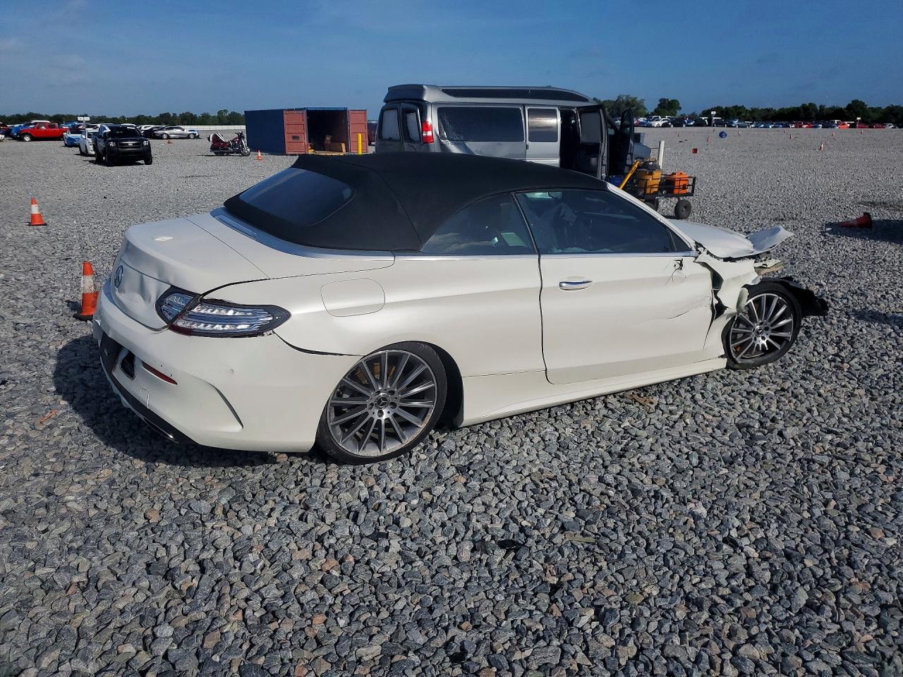 2017 Mercedes-Benz C-Class VIN WDDWK4JB9HF521809 COPART salvage auction — Front End, FL - CERT OF TITLE SLVG REBUILDABLE, sold $2,150 on 2026-06-30 (photo 3)