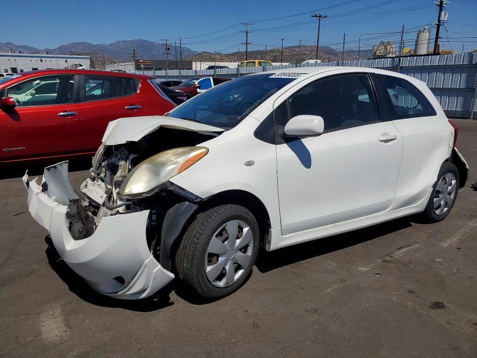 2008 Toyota Yaris VIN JTDJT923785214599 COPART salvage auction — FRONT END, Ca - Salvage Certificate, sold $250 on 2026-07-08 (photo 1)