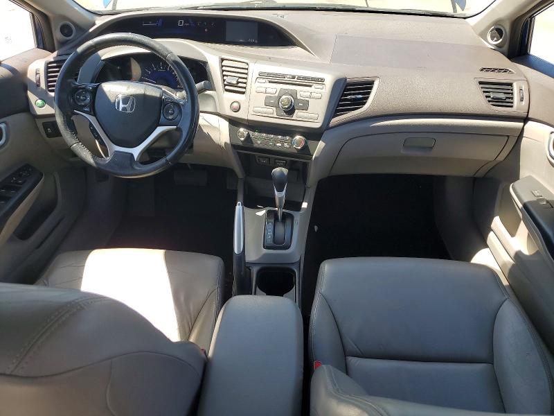 2012 Honda Civic VIN 2HGFB2F96CH549077 COPART salvage auction — FRONT END, Id - Salvage Certificate Of Title, sold $1,650 on 2026-07-02 (photo 8)