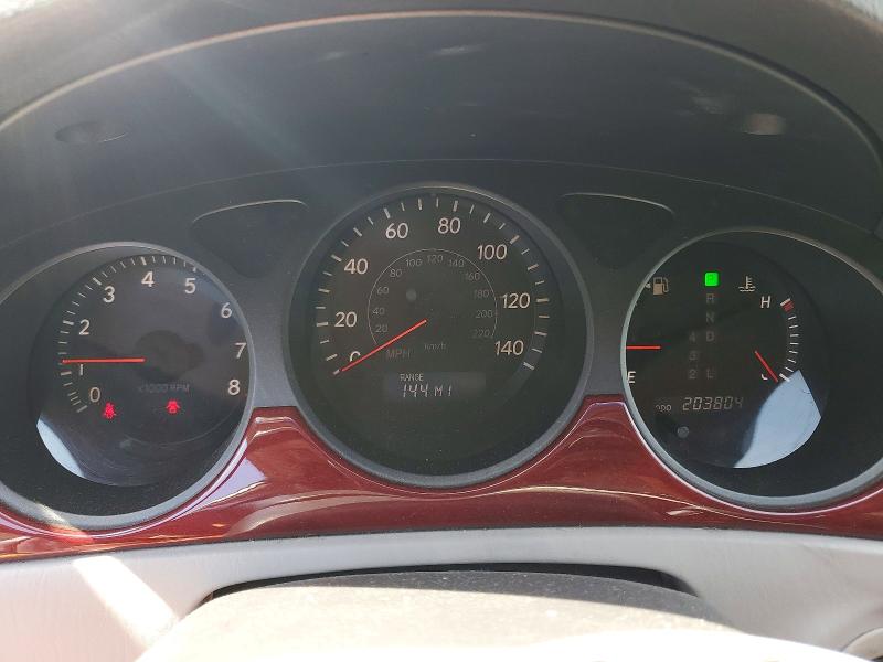 2004 Lexus ES VIN JTHBA30G145047260 COPART salvage auction — FRONT END, Nc - Salvage Certificate Of Title, sold $575 on 2026-07-02 (photo 9)