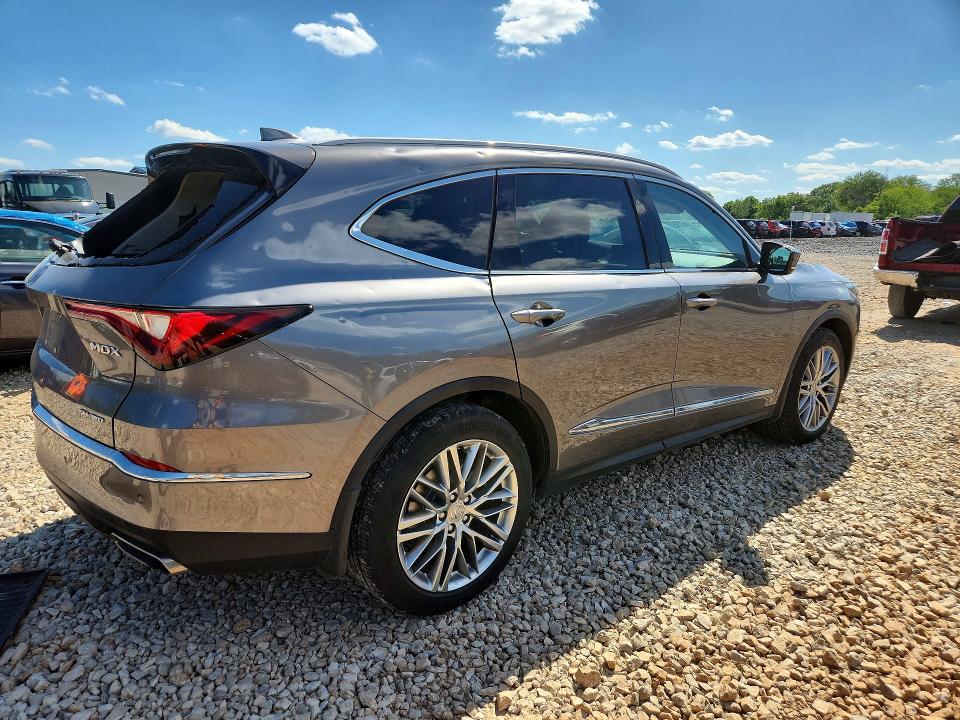 2024 Acura Mdx VIN 5J8YE1H88RL012642 COPART salvage auction — HAIL, Mo - Salvage Certificate Of Title, sold $22,400 on 2026-07-27 (photo 3)