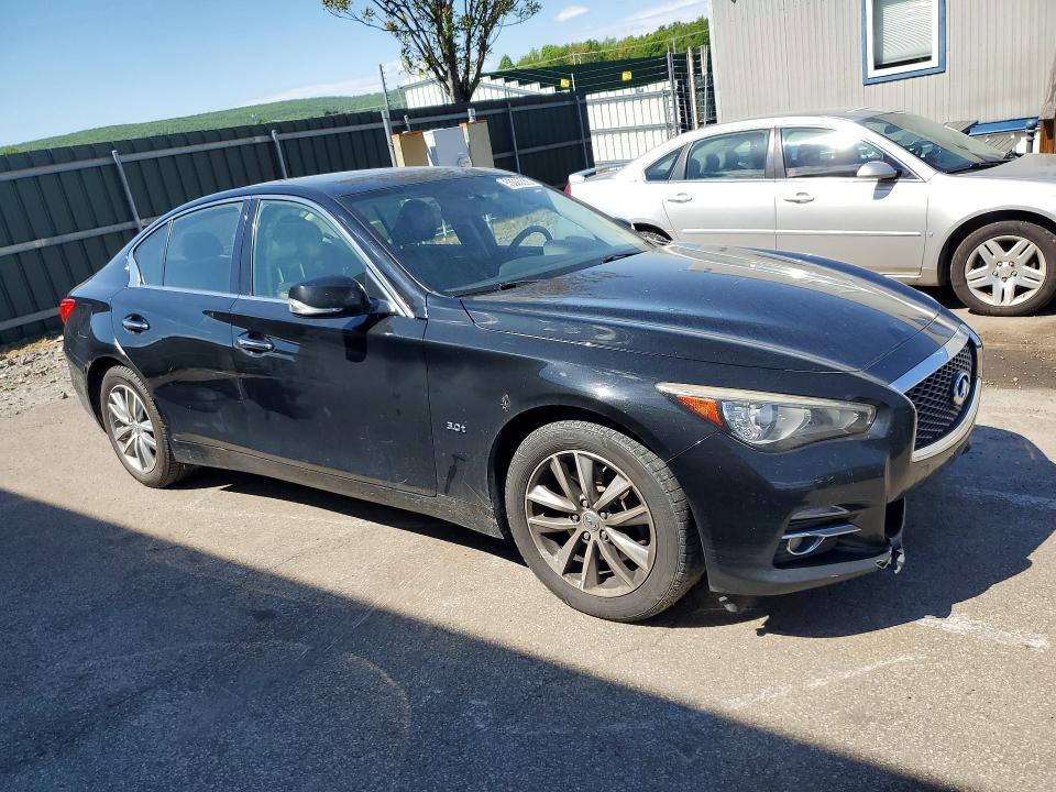 2017 Infiniti VIN JN1EV7AR4HM831554 COPART salvage auction — FRONT END, Pa - Certificate Of Salvage, sold $1,500 on 2026-07-02 (photo 4)