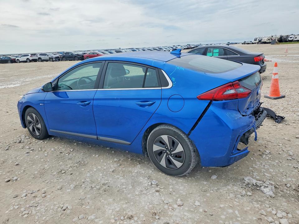 2018 Hyundai Ioniq VIN KMHC75LC8JU074865 COPART salvage auction — REAR END, Tx - Salvage Vehicle Title, sold $80 on 2026-07-23 (photo 2)