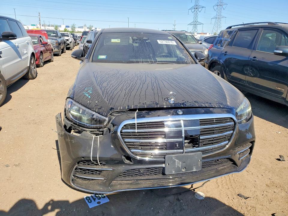 2022 Mercedes-benz S-klasse VIN W1K6G7GB2NA149586 COPART salvage auction — FRONT END, Id - Salvage Certificate Of Title, sold $16,900 on 2026-07-28 (photo 5)