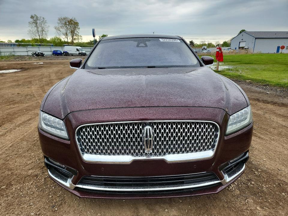 2020 Lincoln Continental VIN 1LN6L9RP2L5602102 COPART salvage auction — HAIL, Oh - Cert Of Title-Salvage, sold $10,800 on 2026-07-02 (photo 5)