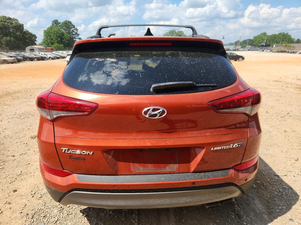 2016 Hyundai VIN KM8J33A2XGU144926 COPART salvage auction — ROLLOVER, Al - Cert Of Title-Salvage Title, sold $2,800 on 2026-07-08 (photo 6)