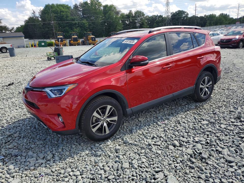 2017 Toyota Rav 4 VIN JTMWFREV3HJ121029 COPART salvage auction — FRONT END, Nc - Salvage Certificate Of Title, sold $6,200 on 2026-07-15 (photo 1)