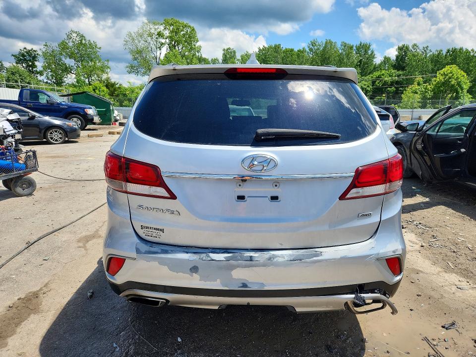 2017 Hyundai Santa fe VIN KM8SMDHF6HU171199 COPART salvage auction — FRONT END, Ky - Bill Of Sale/Part Only/No Titl, sold $2,100 on 2026-07-16 (photo 6)