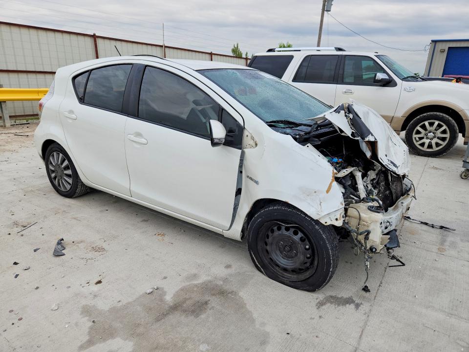 2013 Toyota Prius VIN JTDKDTB36D1543911 COPART salvage auction — FRONT END, Tx - Salvage Vehicle Title, sold $425 on 2026-07-10 (photo 4)