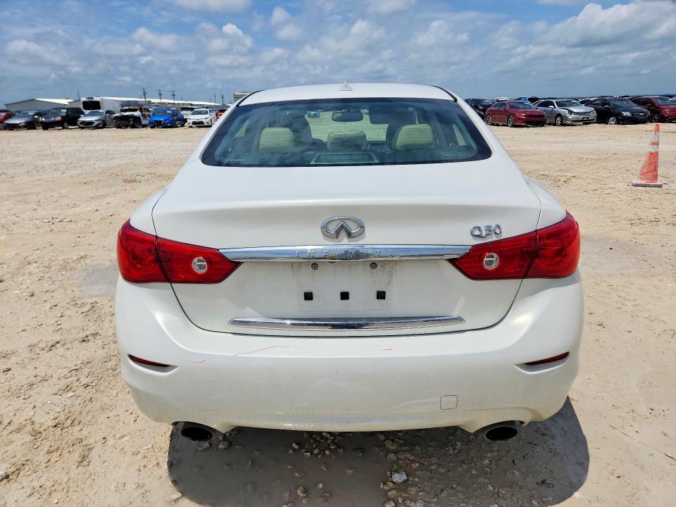 2015 Infiniti VIN JN1BV7AP7FM345576 COPART salvage auction — FRONT END, Tx - Salvage Vehicle Title, sold $1,650 on 2026-07-02 (photo 6)