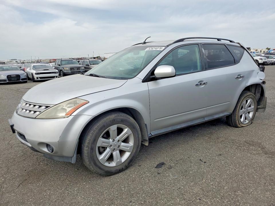 2007 Nissan Murano VIN JN8AZ08W07W615579 COPART salvage auction — REAR END, Wa - Bill Of Sale, sold $325 on 2026-07-06 (photo 1)