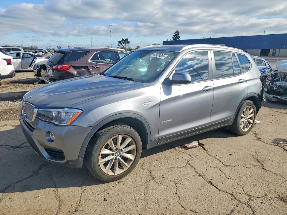 2017 BMW X3 VIN 5UXWX9C57H0T13381 COPART salvage auction — REAR END, Oh - Cert Of Title-Salvage, sold $4,100 on 2026-07-03 (photo 1)
