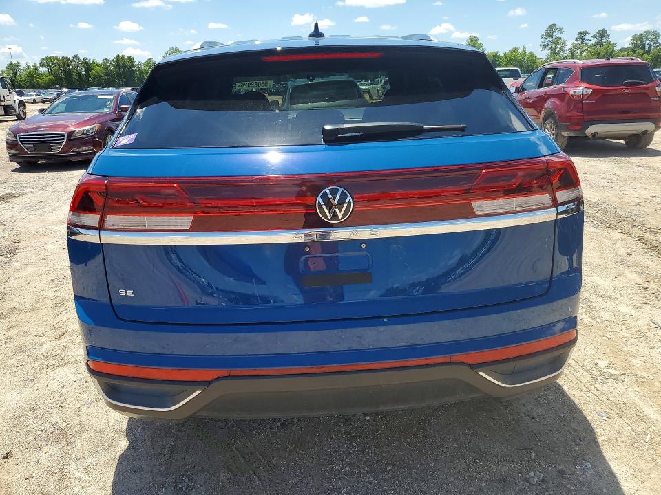2025 Volkswagen Atlas cross sport VIN 1V2DE2CA8SC217038 COPART salvage auction — FRONT END, Ok - Cert Of Title-Salvage, sold $8,100 on 2026-07-02 (photo 6)