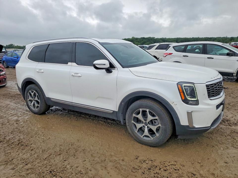 2020 Kia Telluride VIN 5XYP3DHC8LG076950 COPART salvage auction — HAIL, Ks - Cert Of Title-Salvage, sold $100 on 2026-07-21 (photo 4)