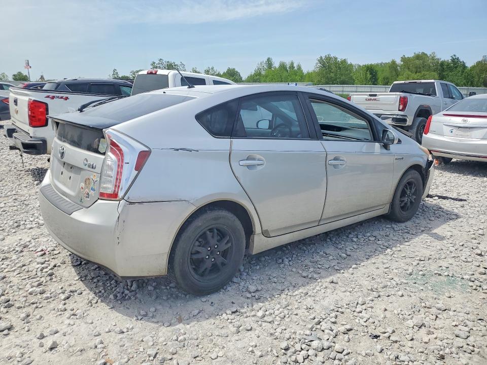 2012 Toyota Prius VIN JTDKN3DU0C5379341 COPART salvage auction — FRONT END, Salvage Title, sold $1,200 on 2026-07-09 (photo 3)