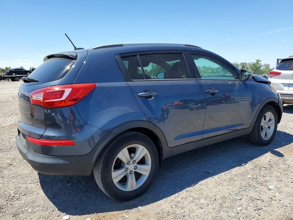 2011 Kia Sportage VIN KNDPB3A24B7023379 COPART salvage auction — FRONT END, Va - Cert Of Title - Salvage, sold $1,450 on 2026-07-08 (photo 3)