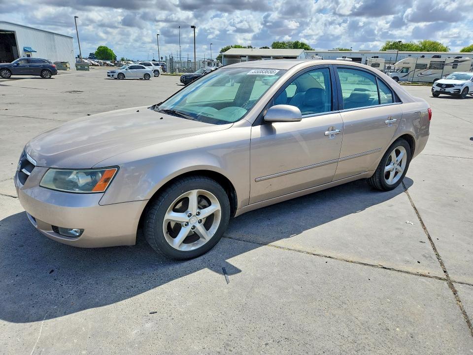 2007 Hyundai Sonata VIN 5NPEU46F67H197914 COPART salvage auction — FRONT END, Ca - Salvage Certificate, sold $775 on 2026-07-13 (photo 1)