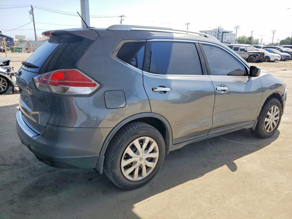 2016 Nissan Rogue VIN JN8AT2MT3GW002526 COPART salvage auction — FRONT END, Ca - Salvage Certificate, sold $1,350 on 2026-07-16 (photo 3)