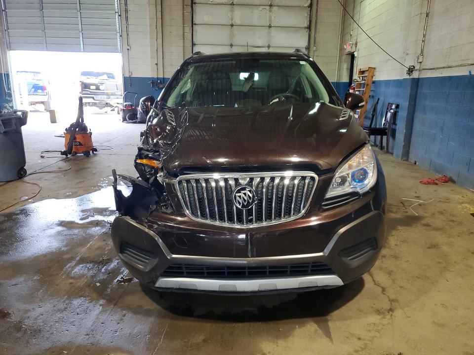 2015 Buick Encore VIN KL4CJASB1FB137308 COPART salvage auction — FRONT END, Mi - Certificate Of Title, sold $500 on 2026-07-10 (photo 5)