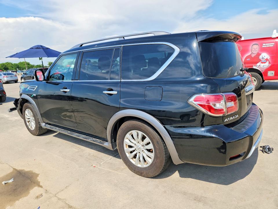 2017 Nissan Armada VIN JN8AY2ND4H9007906 COPART salvage auction — FRONT END, TX - CERTIFICATE OF TITLE, sold $2,200 on 2026-07-16 (photo 2)