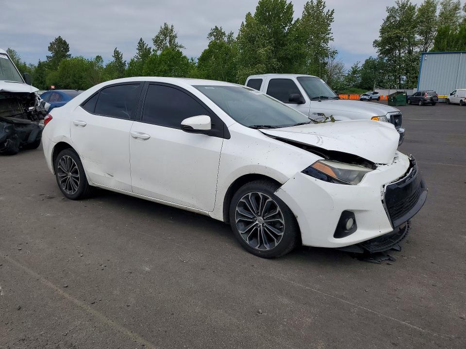 2014 Toyota VIN 5YFBURHE1EP023009 COPART salvage auction — FRONT END, Or - Salvage Title Certificate, sold $1,750 on 2026-07-15 (photo 4)