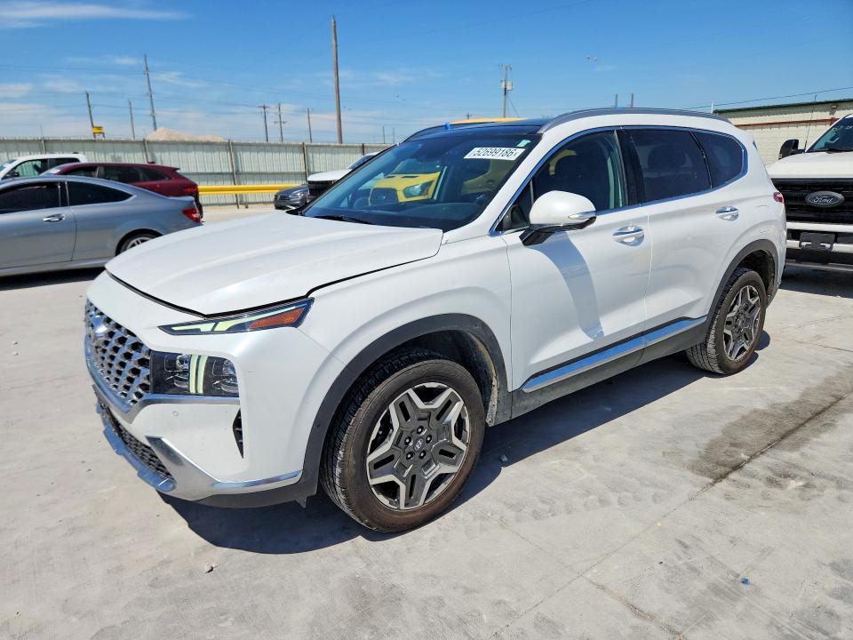 2023 Hyundai Santa fe VIN 5NMS4DAL3PH488545 COPART salvage auction — HAIL, Tx - Certificate Of Title, sold $15,200 on 2026-08-21 (photo 1)
