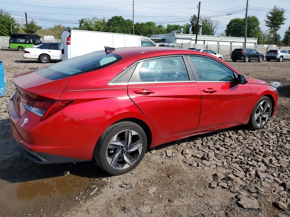 2022 Hyundai Elantra VIN 5NPLN4AG2NH056114 COPART salvage auction — FRONT END, Pa - Certificate Of Salvage, sold $5,100 on 2026-07-08 (photo 3)