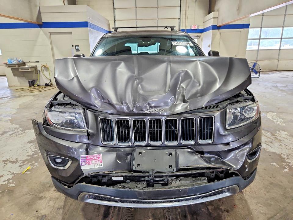 2014 Jeep Cherokee VIN 1C4RJFBG0EC534817 COPART salvage auction — FRONT END, VA - CERT OF TITLE - SALVAGE, sold $3,000 on 2026-07-02 (photo 5)