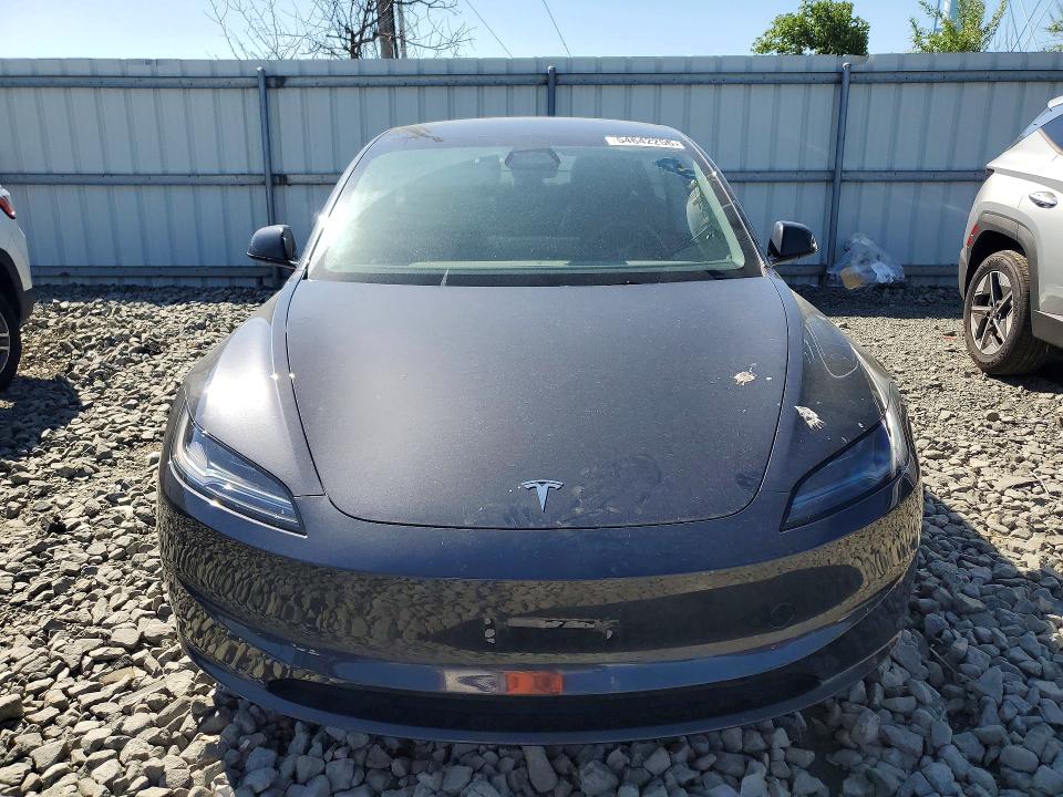 2025 Tesla Model 3 VIN 5YJ3E1EA7SF996696 COPART salvage auction — REAR END, Nj - Cert Of Title-Salvage, sold $14,000 on 2026-07-13 (photo 5)