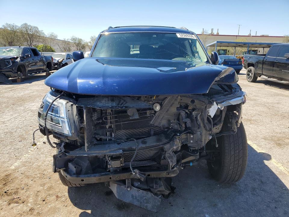 2022 Nissan Armada VIN JN8AY2BC1N9160959 COPART salvage auction — FRONT END, Nv - Salvage Title, sold $5,300 on 2026-07-09 (photo 5)