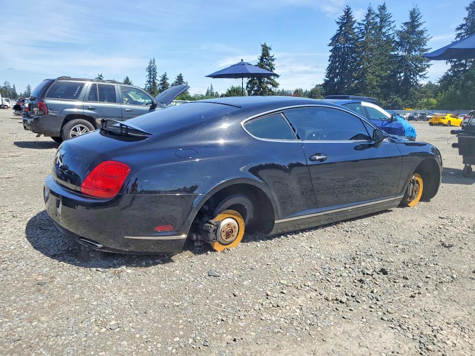 2007 Bentley Continental VIN SCBCR73W67C045306 COPART salvage auction — UNDERCARRIAGE, WA - BILL OF SALE, sold $8,600 on 2026-08-21 (photo 3)